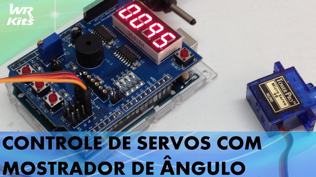 CONTROLE DE SERVOS COM MOSTRADOR DE ÂNGULO