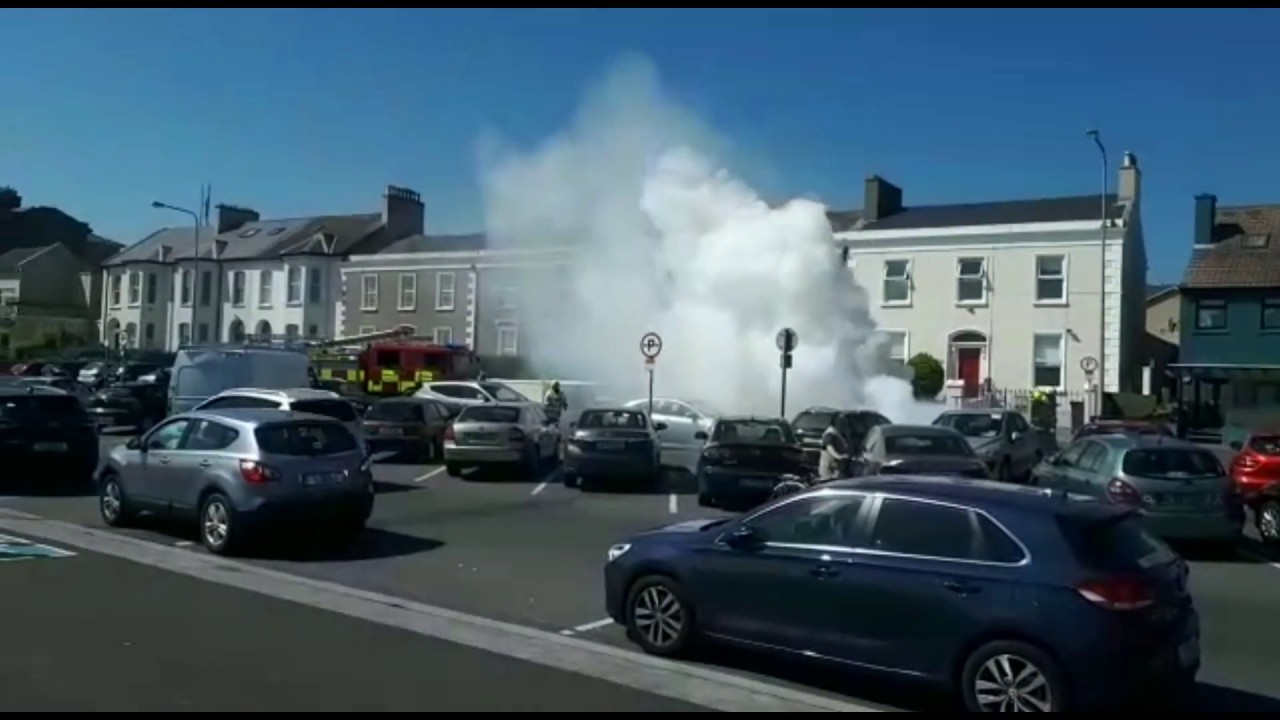 FIRE: Car Fire in Bray County Wicklow 6th June 2018