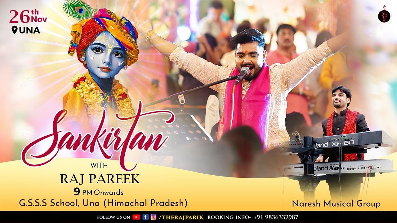 LIVE : Sankirtan With Raj Pareek ll Una (Himachal Pradesh)