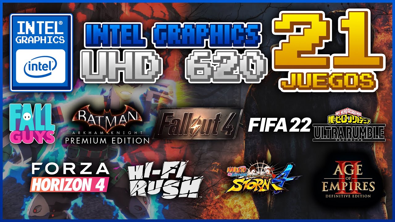 INTEL UHD 620 en 21 JUEGOS! | @pxiero
