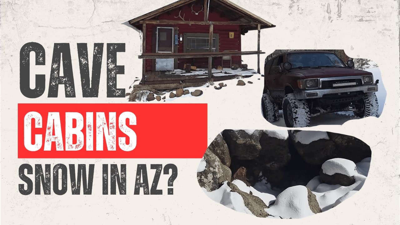 Exploring caves in the mountains of Arizona. 