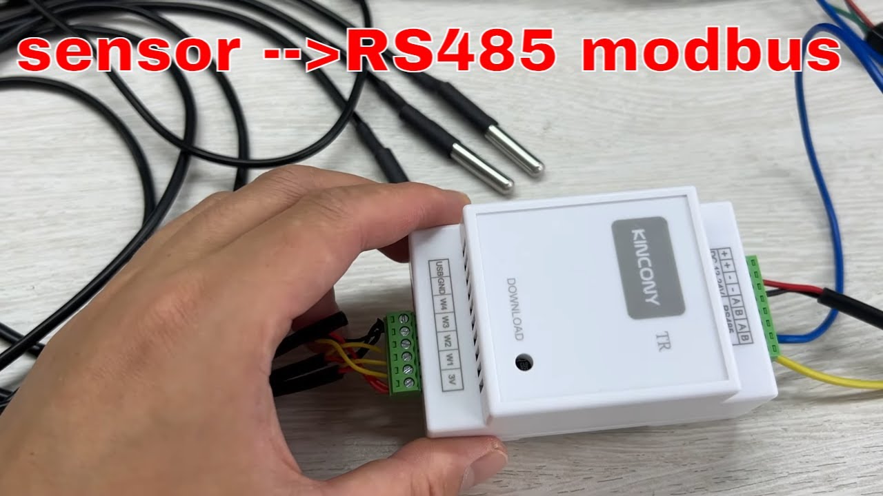 Датчик температуры и влажности ESP32 в преобразователь RS485 Modbus - TR