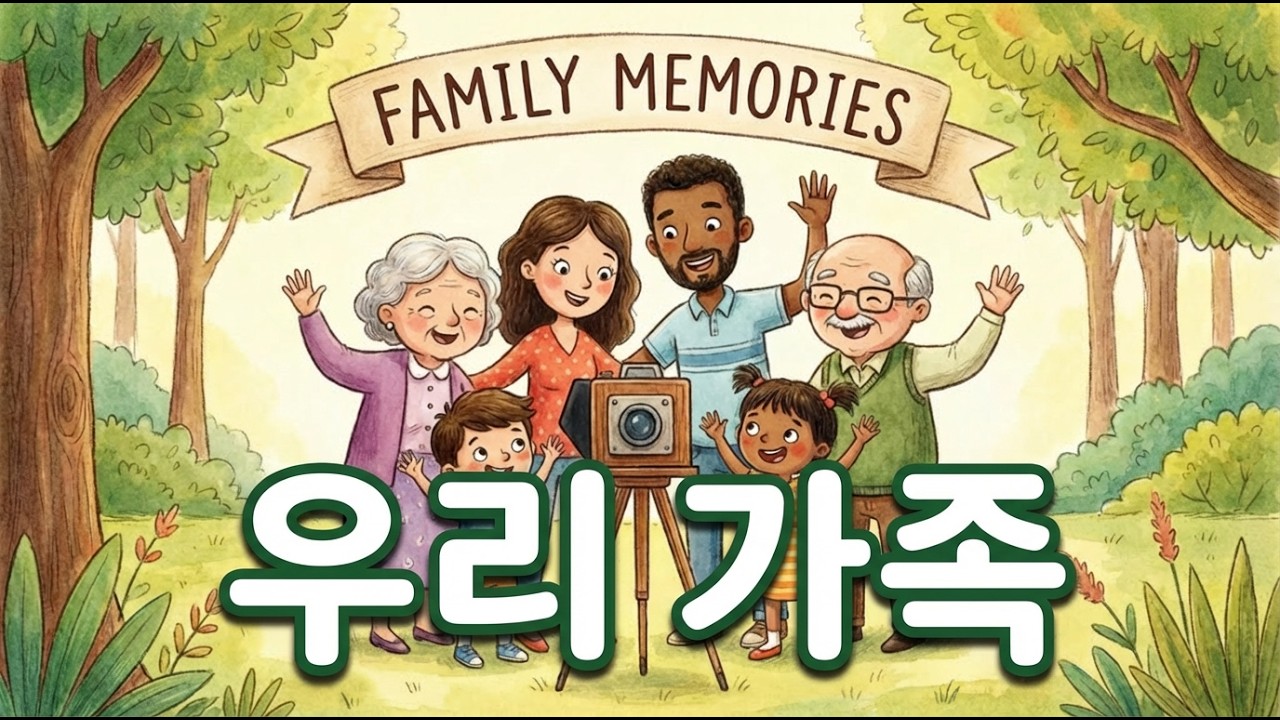 우리 가족 노래 👨‍👩‍👧 엄마 아빠 사랑해요 | CherryChoco 체리초코 | 어린이 동요