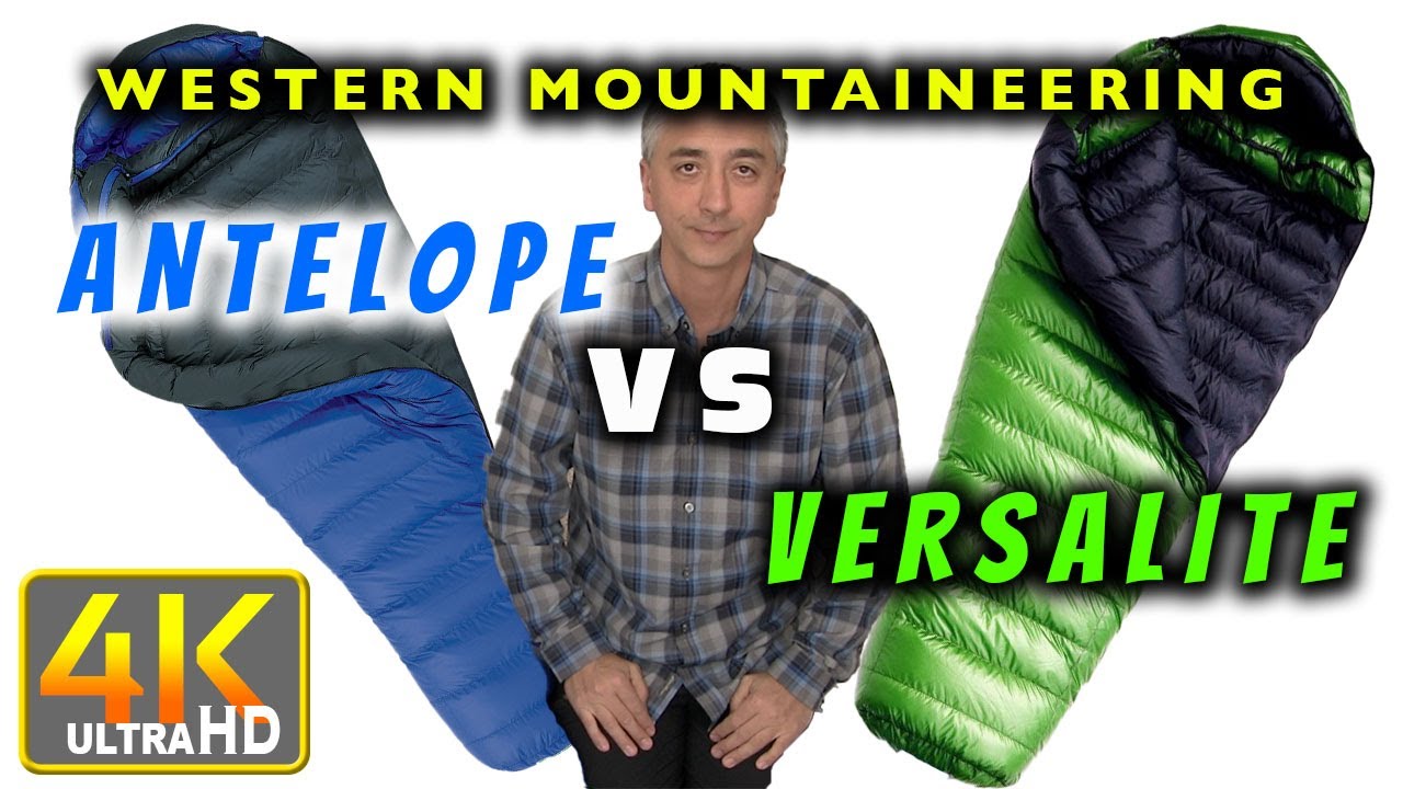 Comparing the Western Mountaineering Antelope vs Versalite (4k UHD) In-Depth
