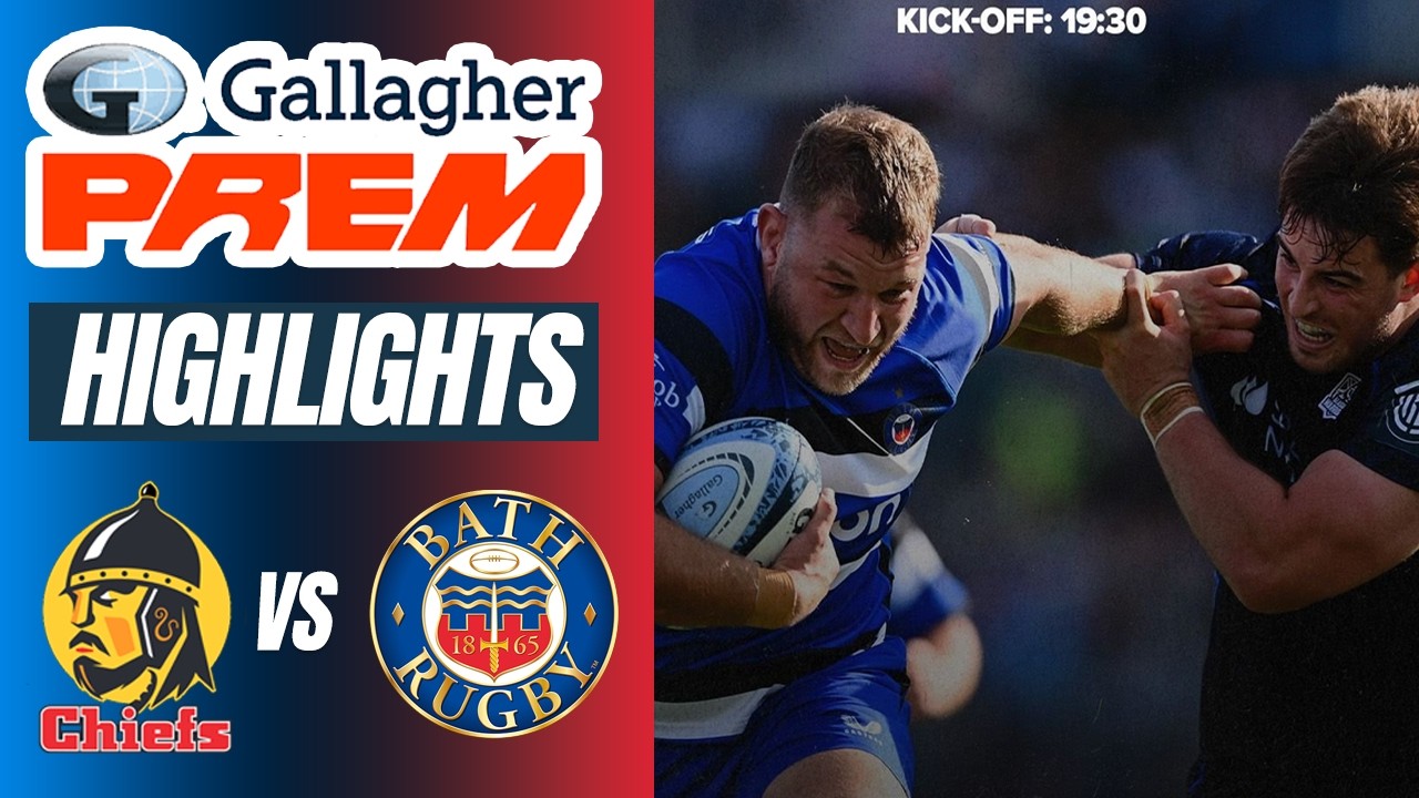Bath Rugby vs Exeter Chiefs 1ST HALF HIGHLIGHTS | Gallagher PREM Rugby 2026/27 | Round 2