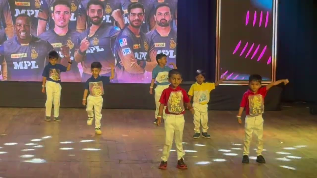 IPL theme#Annual day function at eurokids#jrkg kids#