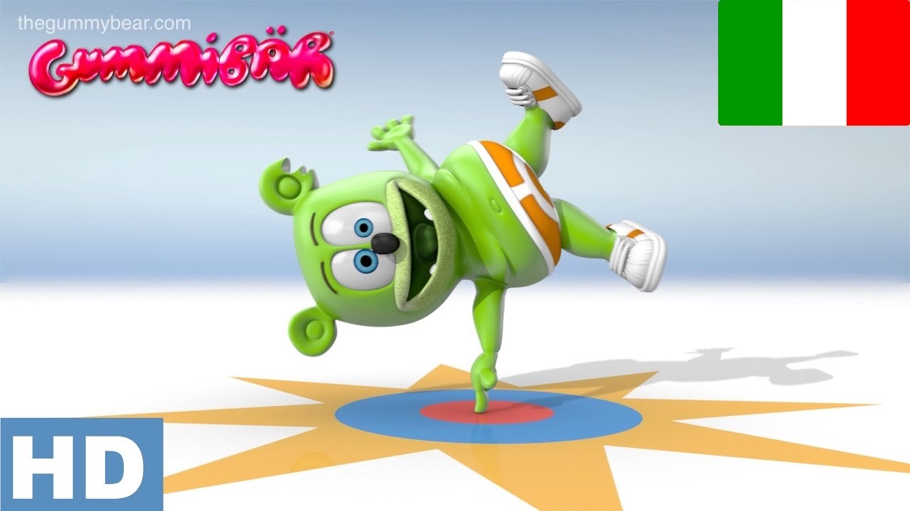 The Gummy Bear Song HD - Italian Version - Io Sono Gummybear - Gummibär