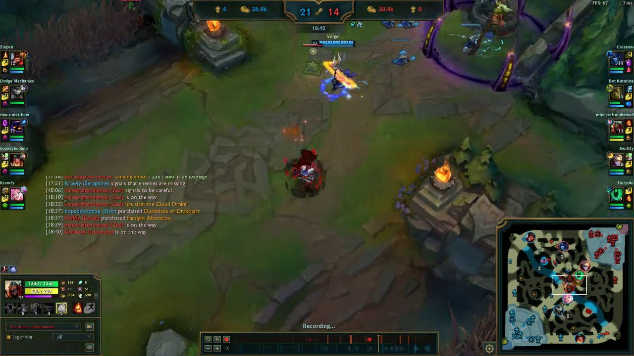 faker zed outplay