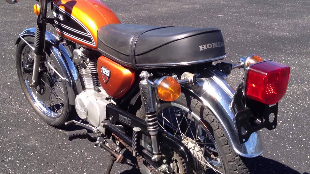 Vintage 1974 Honda CB125 CB125S 1,500 Miles in Great Running Condition