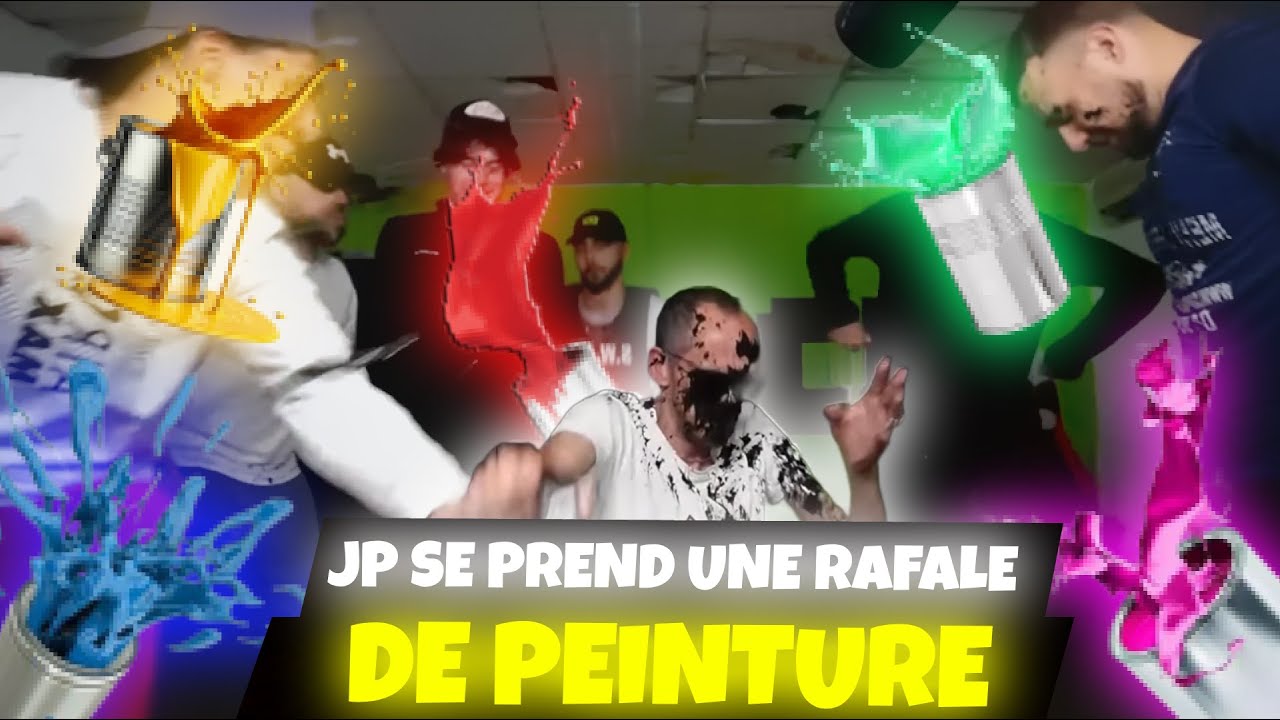 JP SE PREND UNE RAFALE DE PEINTURE ! 🤣 BEST OF MOMENTS JP PEINTURE 🎨