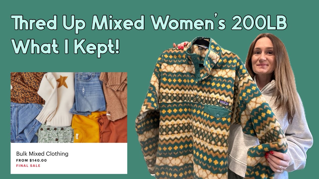 Thredup Mixed Women’s 200 lb Bulk rescue box- what I kept! And what’s sold!