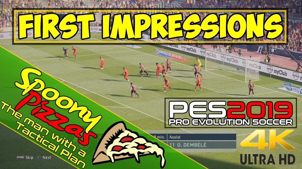 PES 2019 | First Impressions | A Football Simulation is BORN | 4K UHD