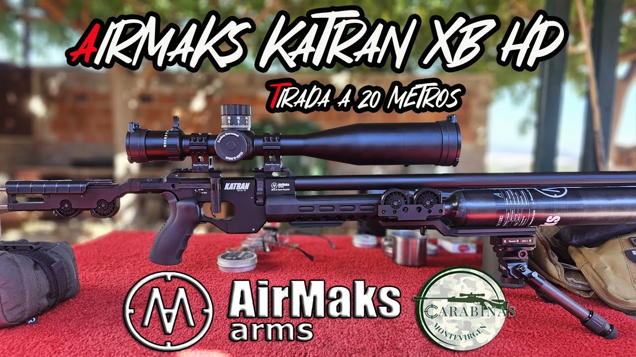 AIRMAKS KATRAN XB HP TIRADA A 20 METROS @carabinasmontevirgen2020  @airmaksarms3884