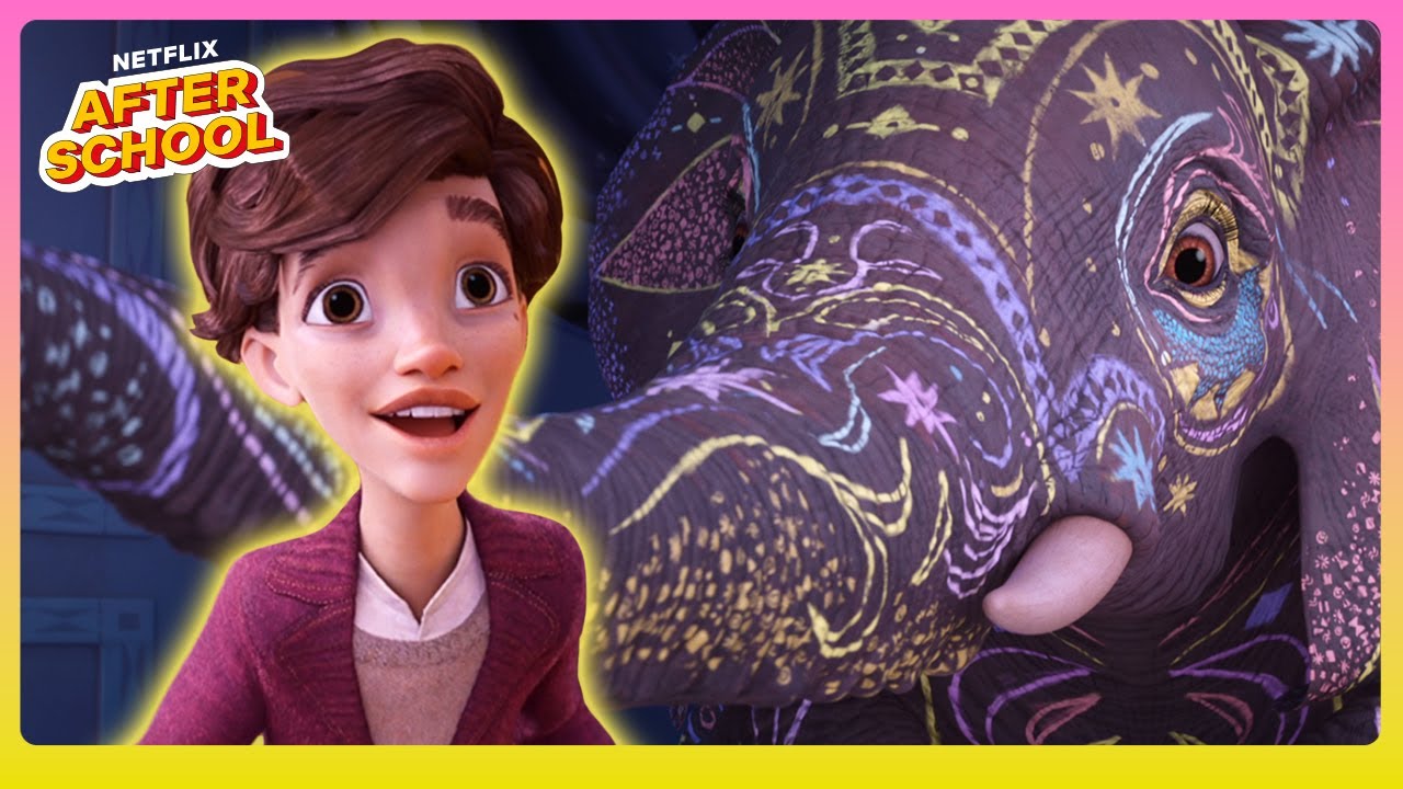 The Elephant's Magical Reveal! 🐘 The Magician's Elephant | Netflix After School