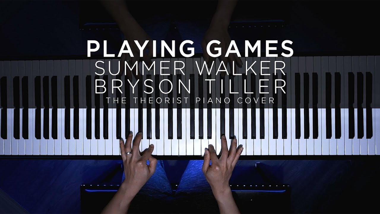 Summer Walker ft. Bryson Tiller - Playing Games | The Theorist Piano Cover