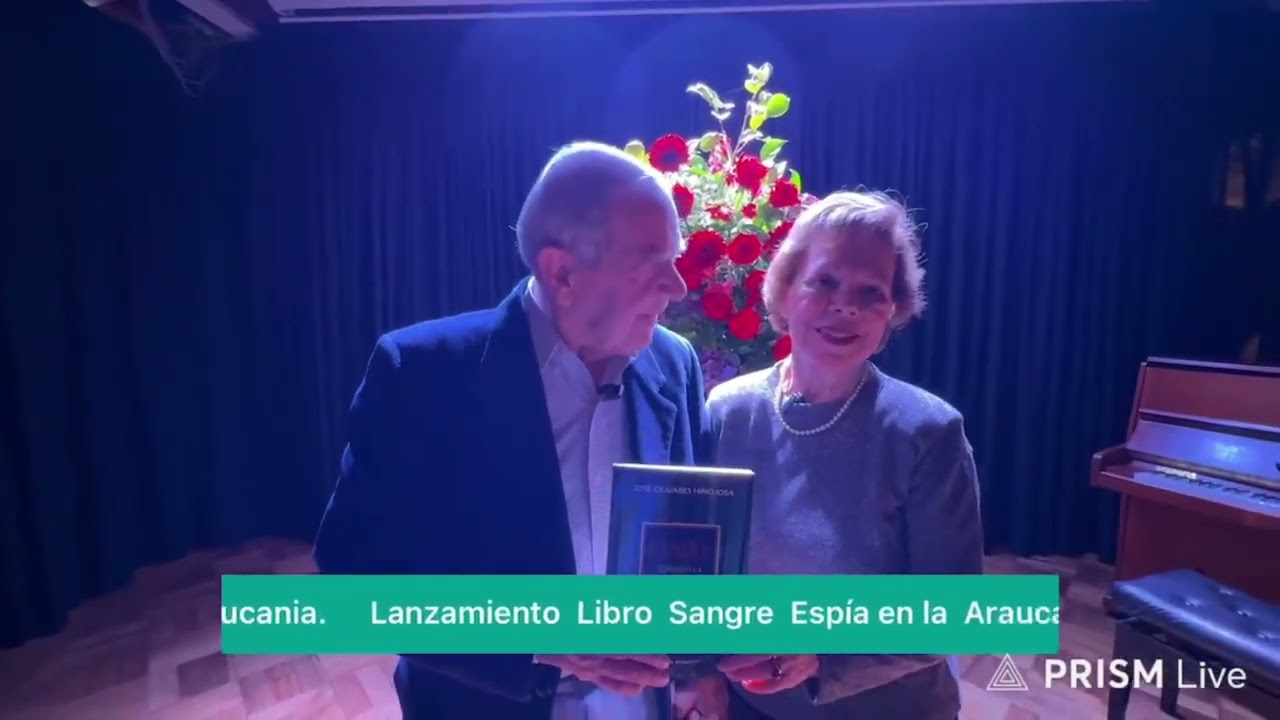 El Calbucano conversó con  los padres del autor Patricio Olivares H, durante el lanzamiento de su li