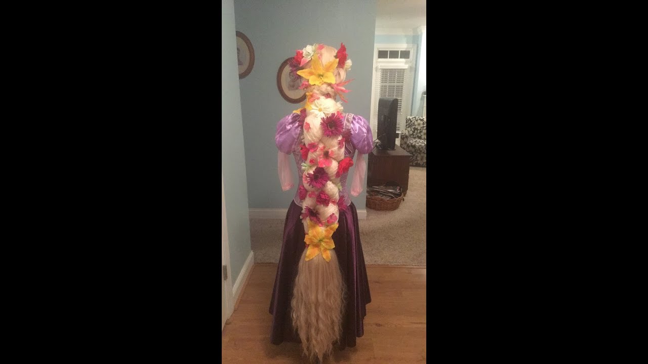 Cheap & Easy Rapunzel Wig Tutorial
