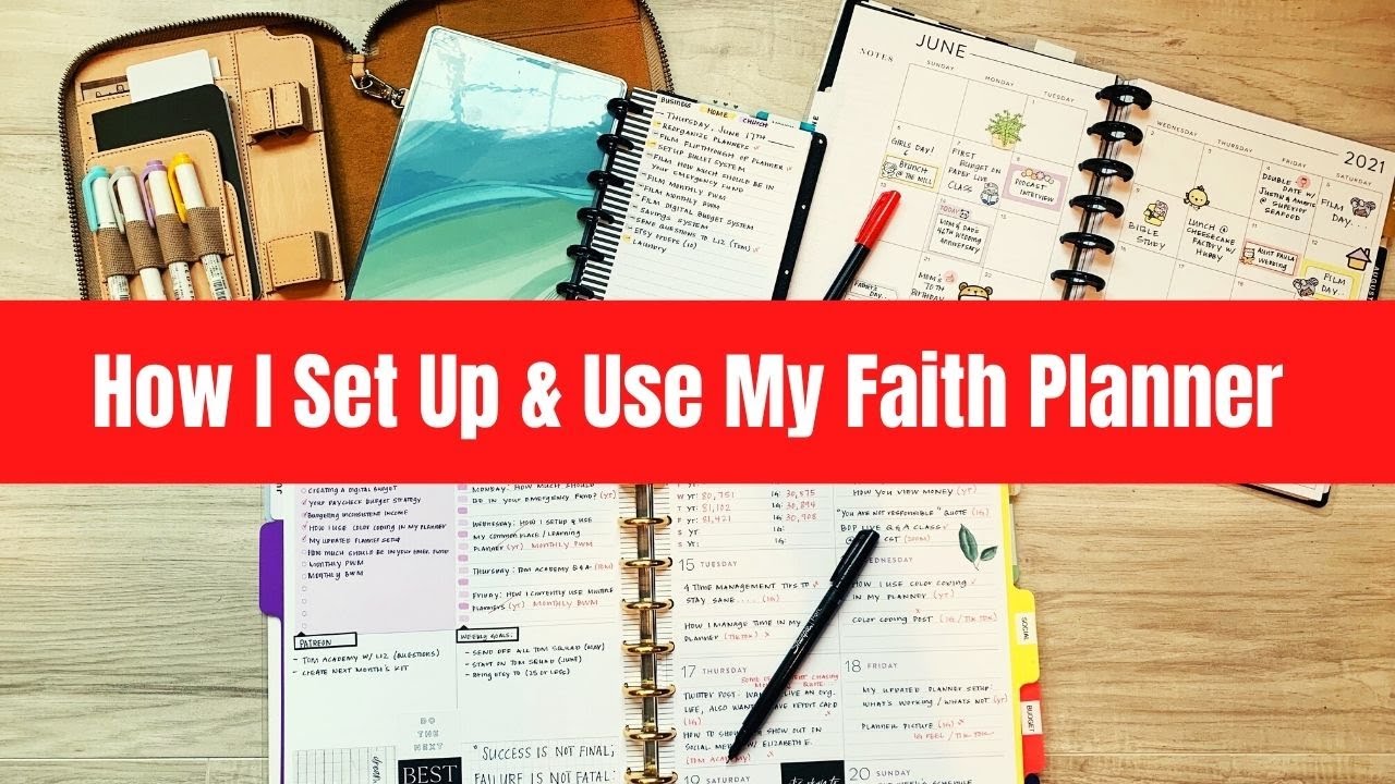 How I Set Up & Use My Faith Planner #faithplanwithme