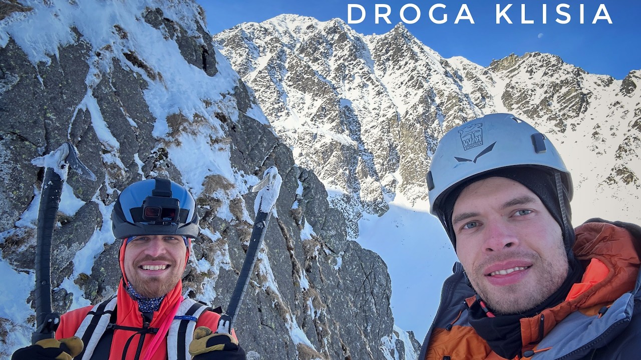 Мікстове лазіння в Татрах: Droga Klisia, M4+