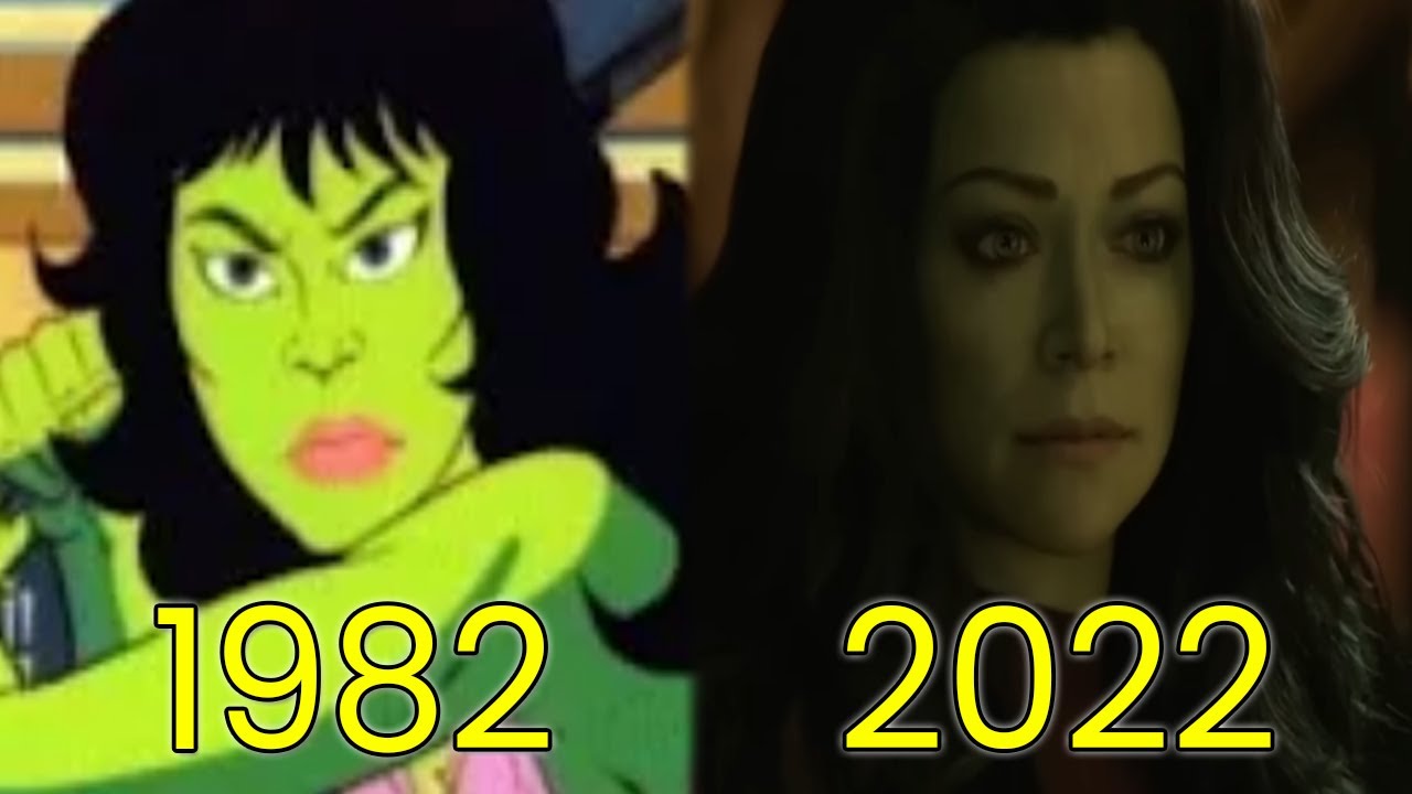 Эволюция Женщины-Халка в кино, мультфильмах и сериалах (1982-2022)