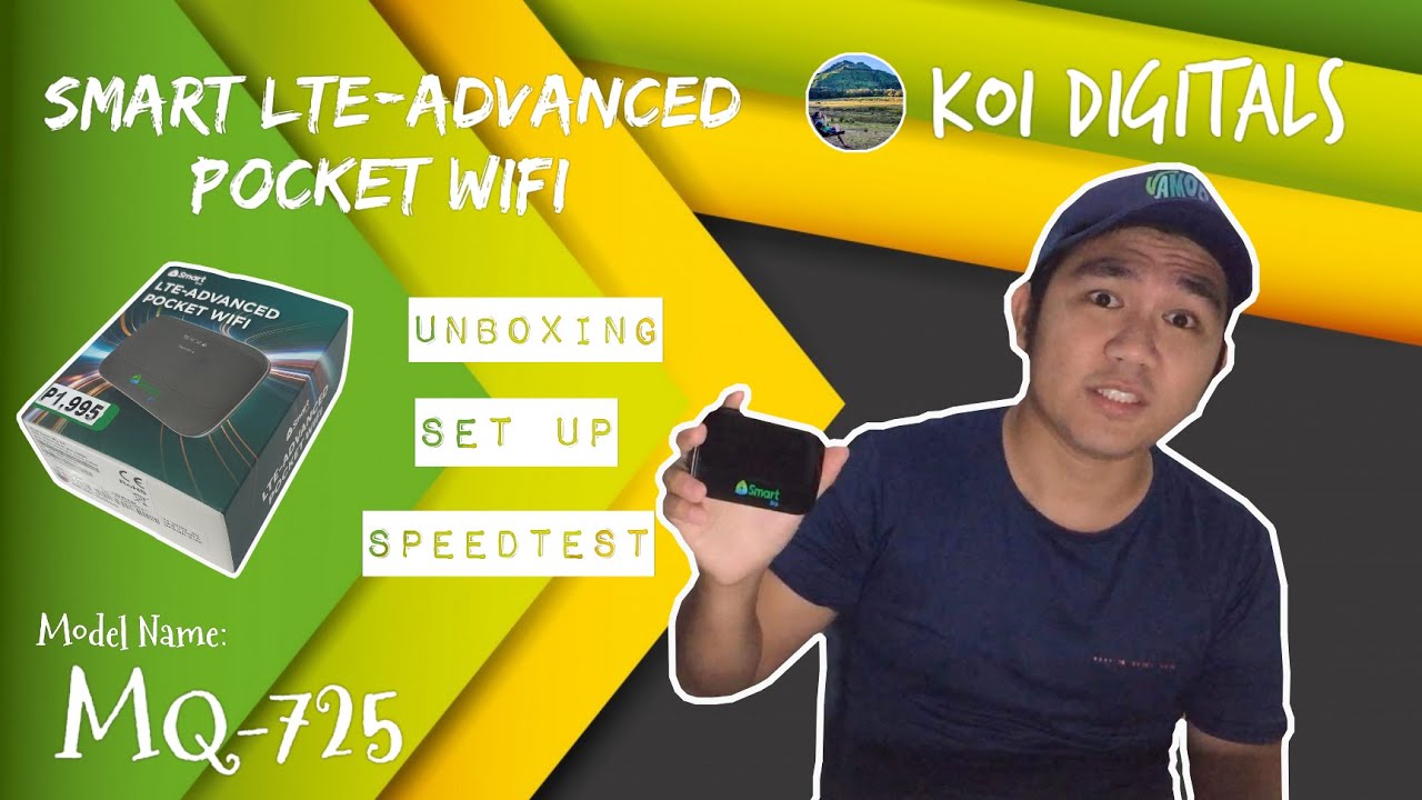 Smart LTE-Advanced Pocket Wifi (MQ-725) CAT 6 4G+ Unboxing | Setup | Speedtest