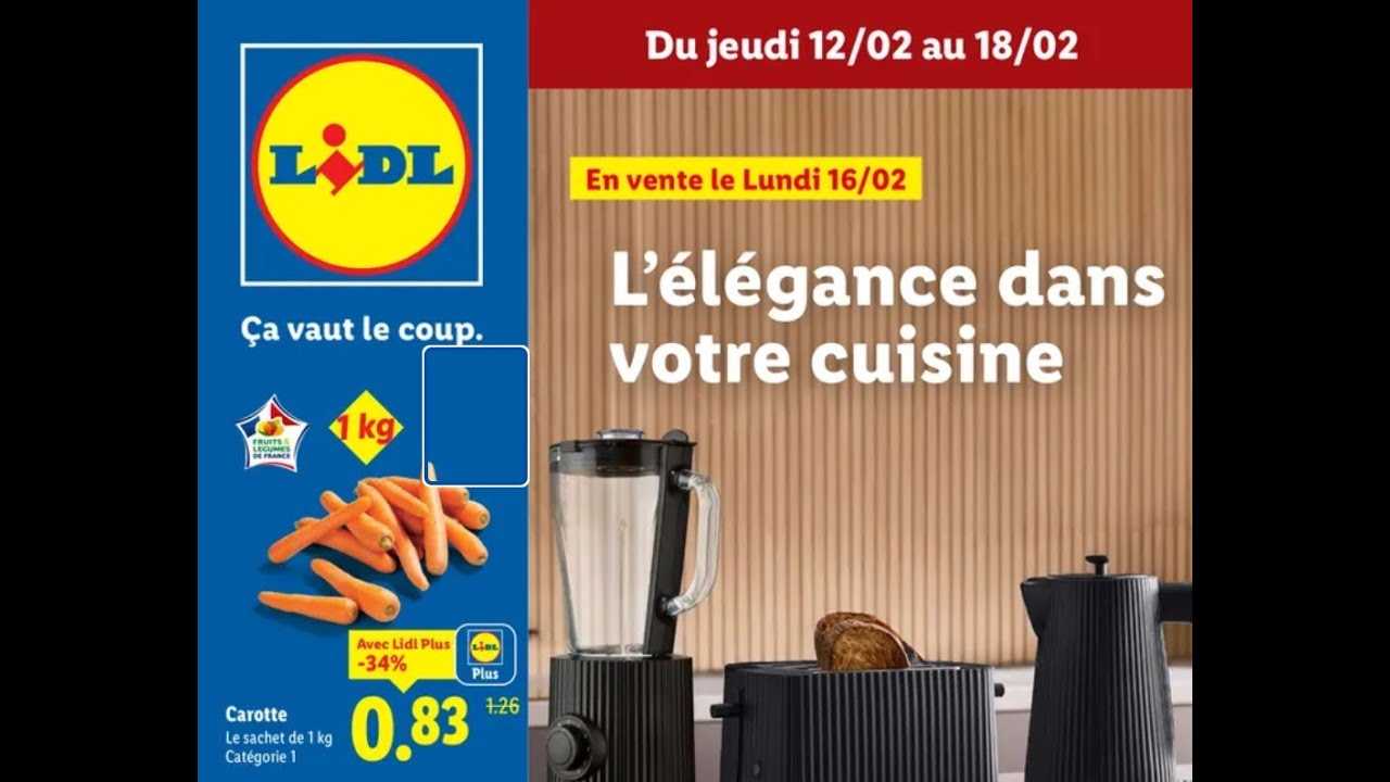 LIDL Les promos de la semaine  du 12.02 au 18.02.2026 version télé