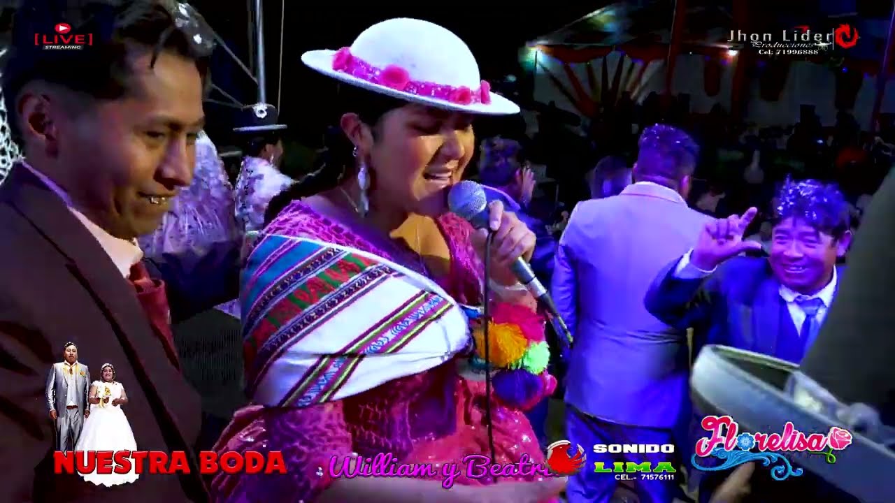 FLORELIZA EN VIVO EN SAN JOSE EN LA BODA DE WILLIAM Y BEATRIZ PROV. AROMA GESTION 2022