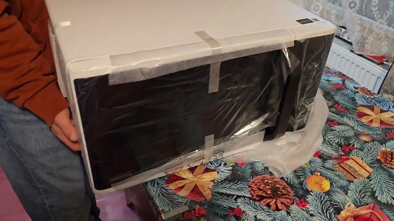 Microwave Oven  Samsung MS23K3515AW Full Unboxing