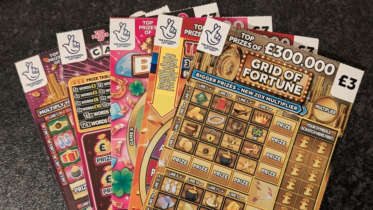 £15 Mix of £3 Allwyn UK National Lottery Scratch Cards