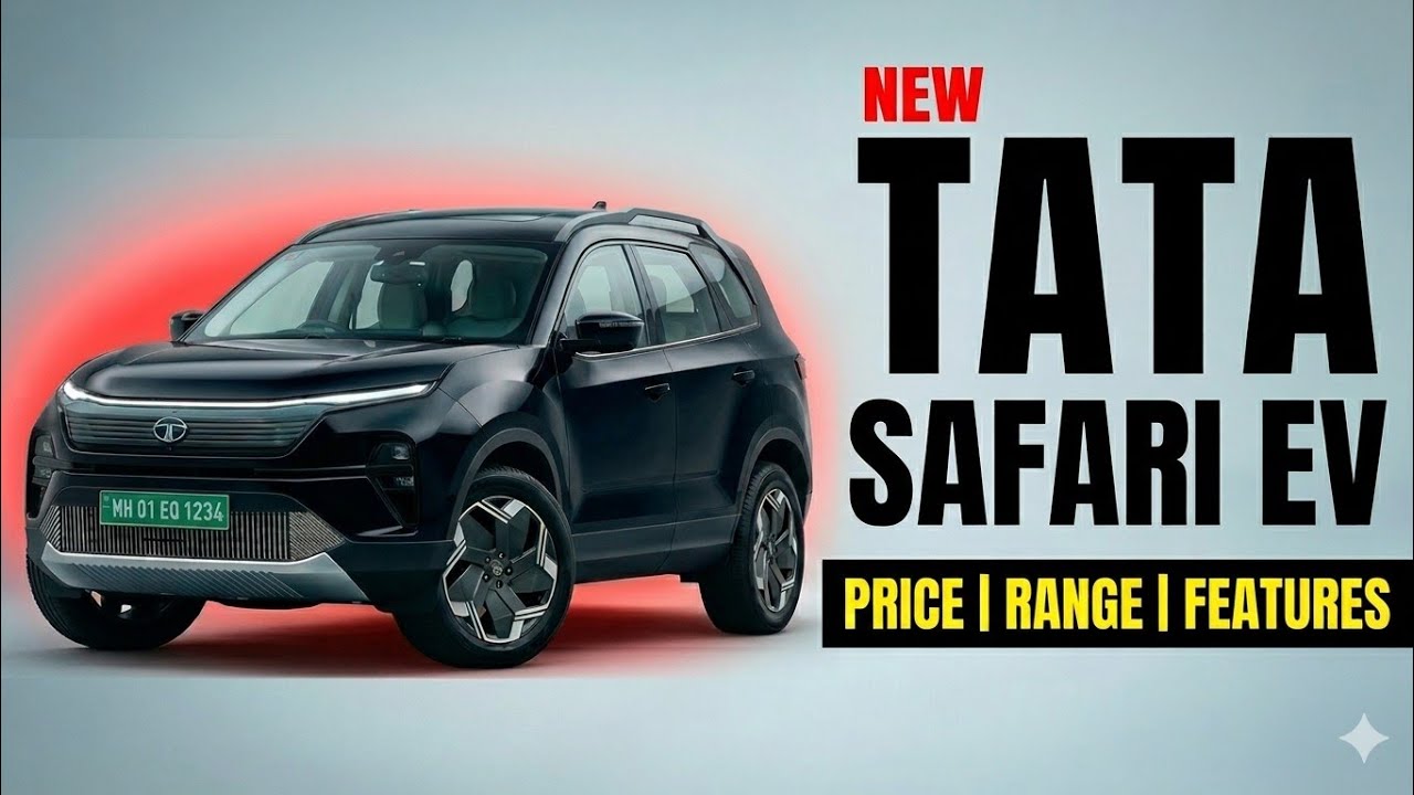 TATA SAFARI EV ||  TATA&rsquo;s First 7 Seater Electric SUV | Launch, Range & Features
