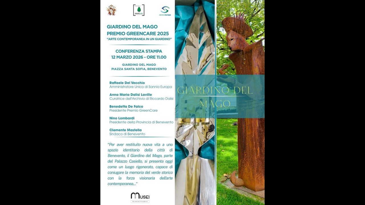 Conferenza Stampa Premio GreenCare 2025 al 