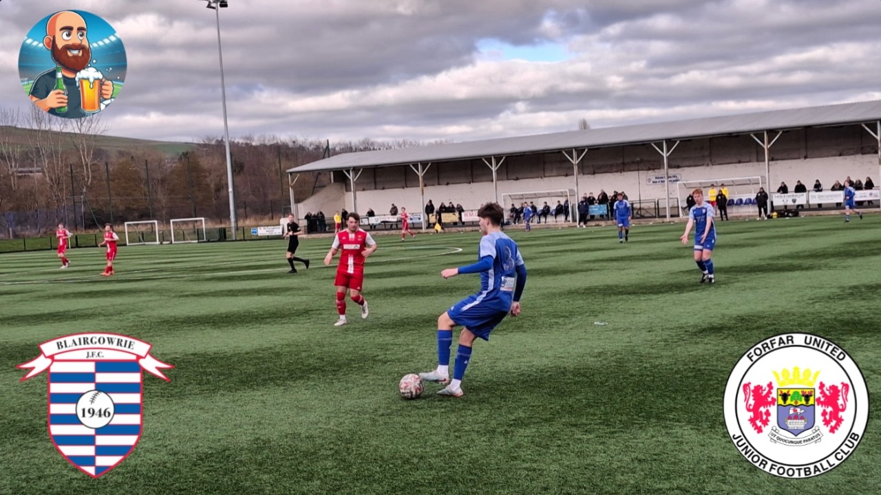 Blairgowrie extend their lead at the top!  Blairgowrie Juniors vs Forfar United - 7th March 2026