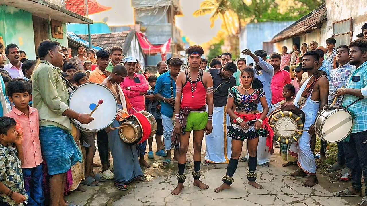 இந்த தம்பியோட அலப்பறைய பாருங்க #trending #thavil #viralvideo #karakattam (9943654661)