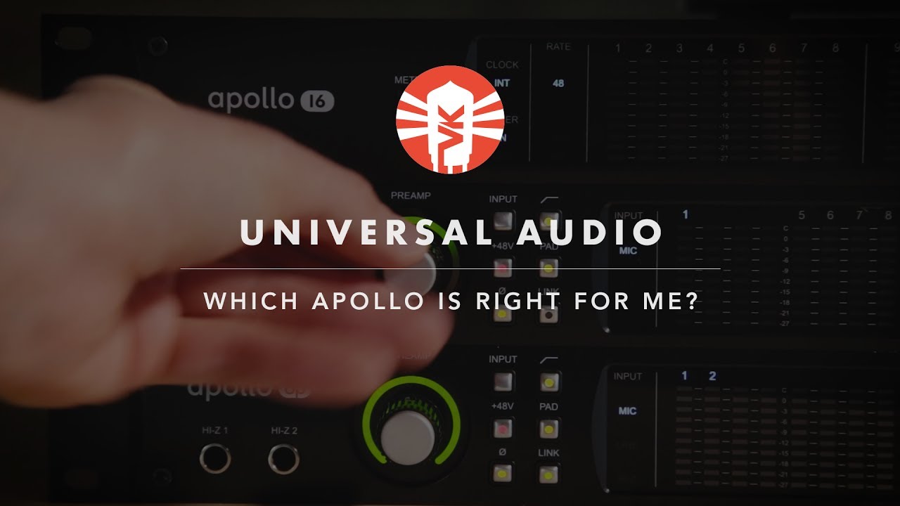 Which Universal Audio Apollo Is Right For Me?