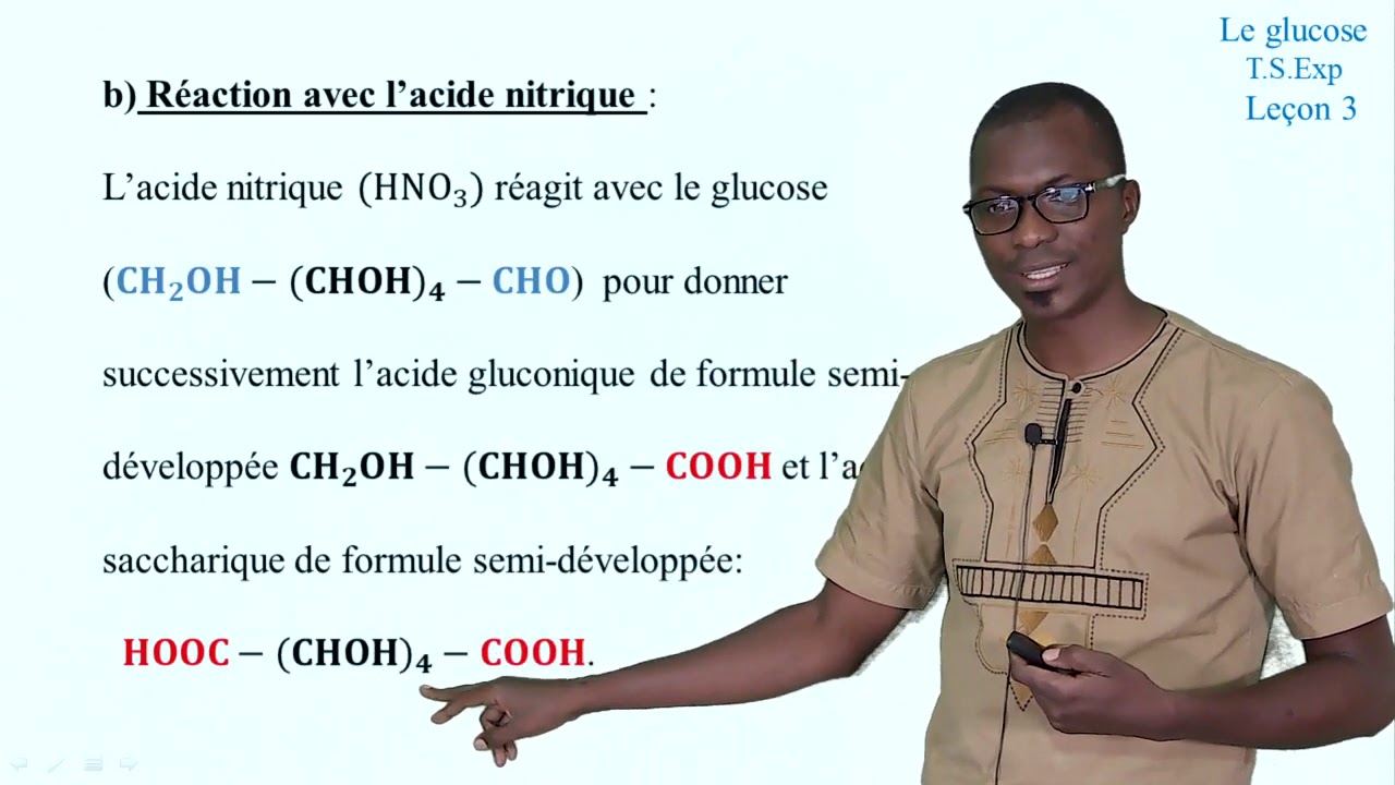 TSExp Chimie Le Glucose