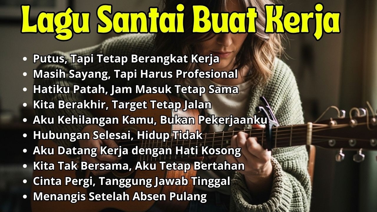 Lagu Santai Kerja 2026 Slow Rock Mellow Full Album Suasana Damai