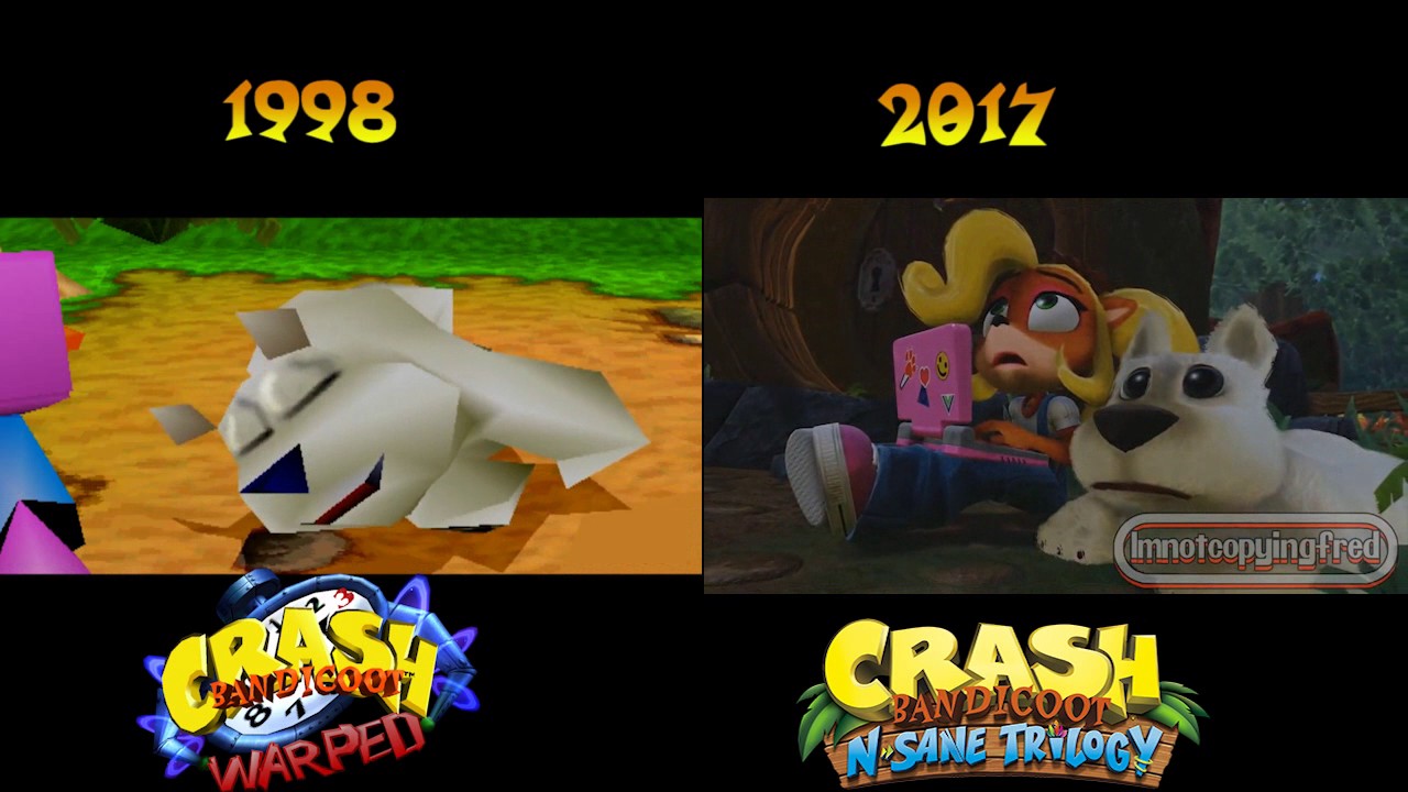 Crash Bandicoot N Sane Trilogy - All Intro Cutscenes Comparison