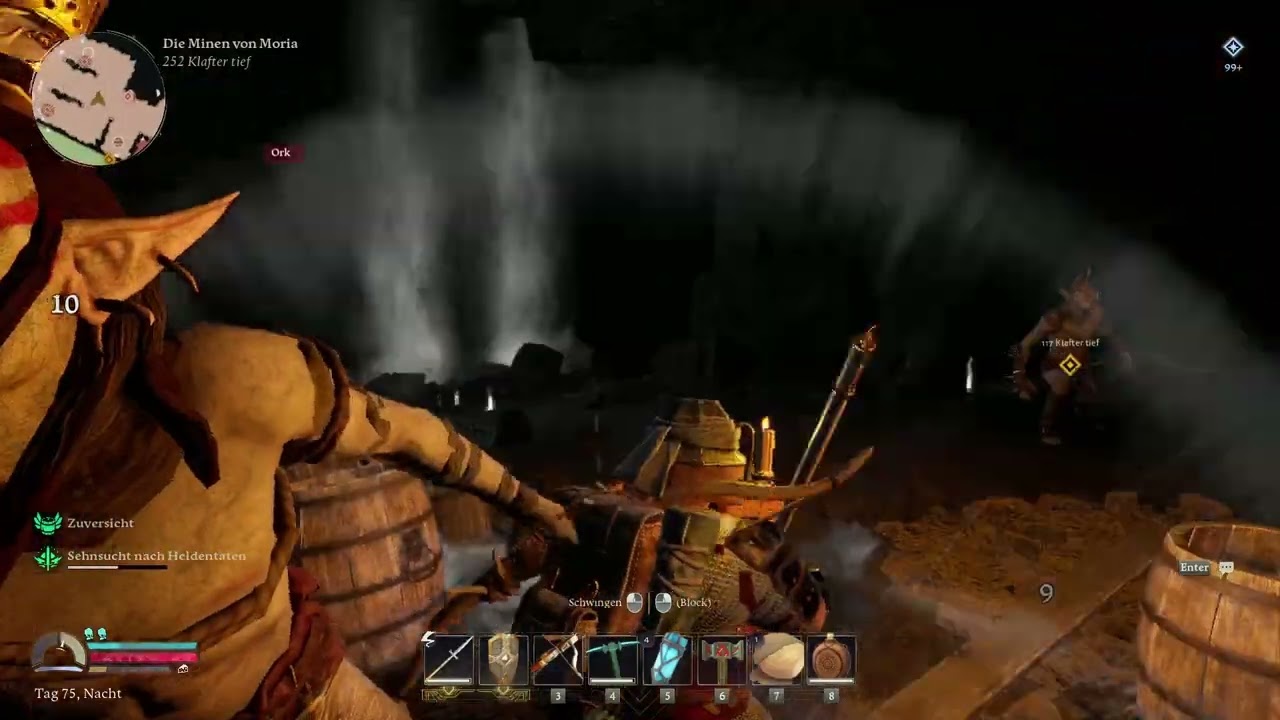 Lord of the Rings Return to Moria Folge 23: Minenenschacht runter und die Mine durchstöbern.