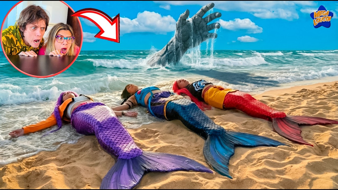 AS GUERREIRAS DO KPOP VIRARAM SEREIAS E DESMAIARAM NA PRAIA E ALGO TERRÍVEL ACONTECEU COM AS HUNTRIX