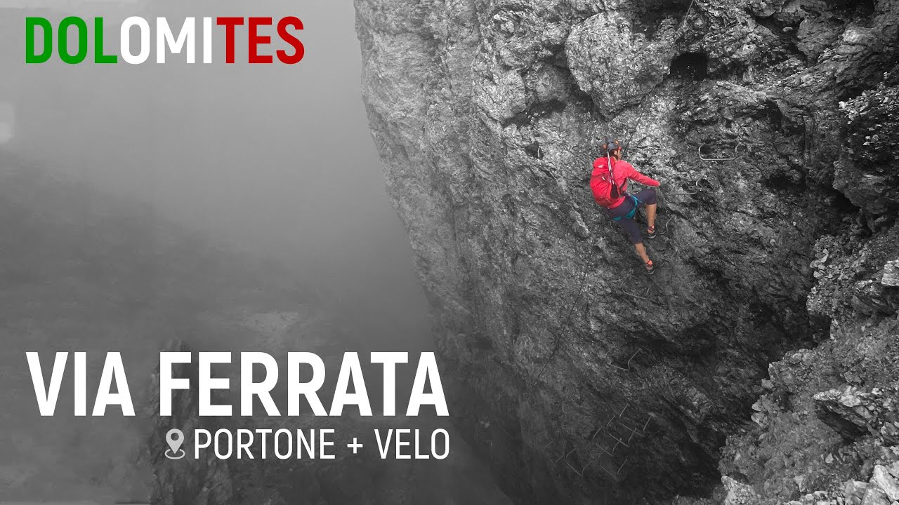 Via Ferrata del Porton + del Velo :  Dolomites / Pale di San Martino
