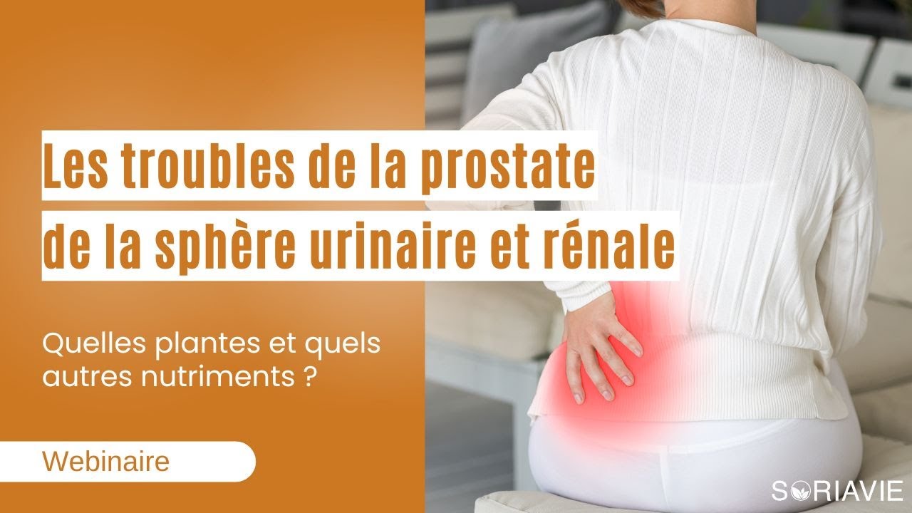 Prostate, reins, sphère urinaire : comment les préserver naturellement ? | Webinaire