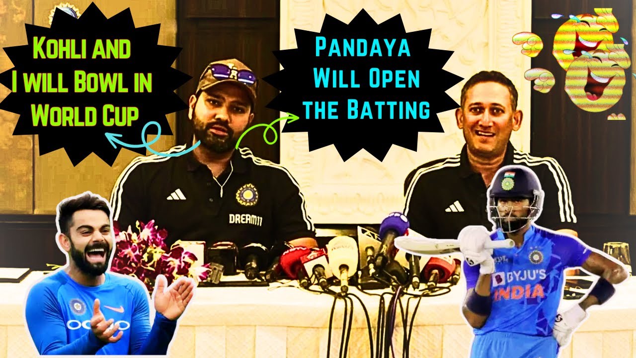 Rohit Sharma Funny Press Conference 😂🤣