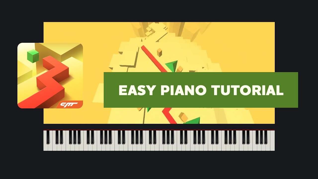 Dancing Line - The Desert // Easy Version (Synthesia Tutorial + MIDI)