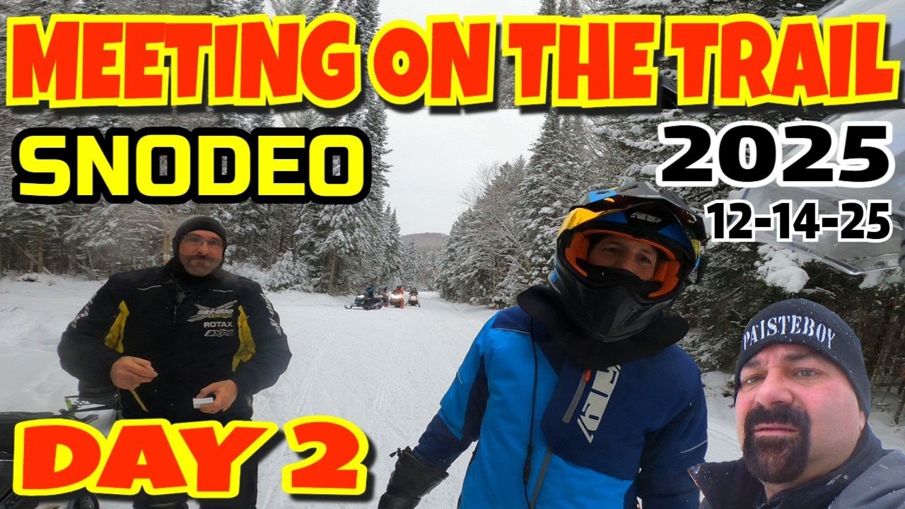 First Ride Of the 2025-2026 Snowmobile Season 12-14-25 Day 2