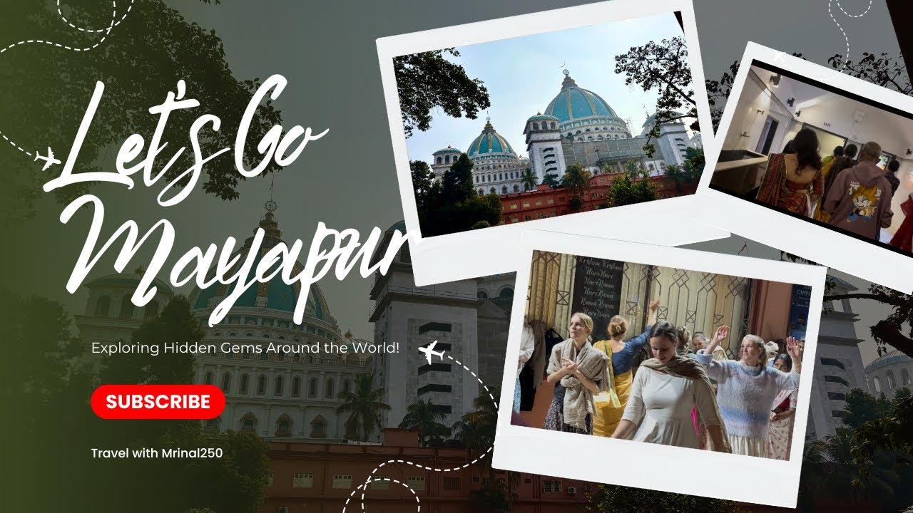 Mayapur ISKCON Vlog 🙏🏻|| Full Temple Tour & Darshan ||#harekrishna  #youtubvlog #mayapur #iskcon 