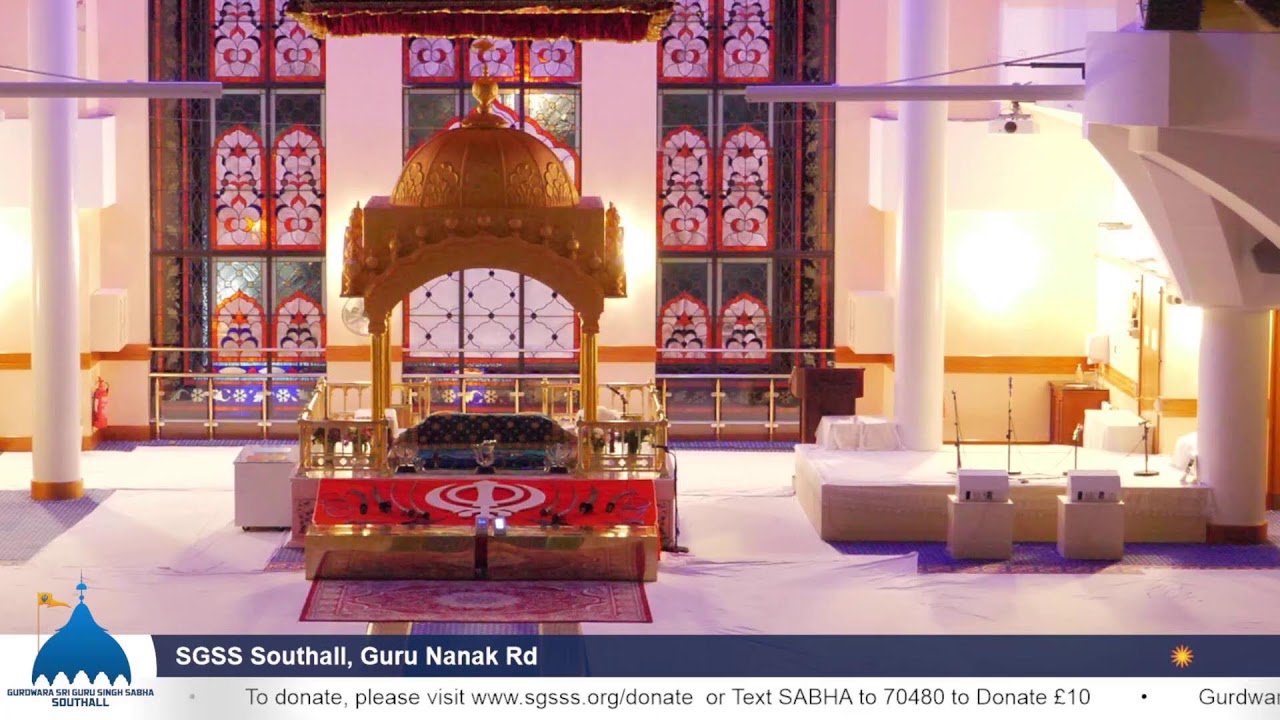 SGSS Southall, Guru Nanak Rd - Evening Livestream