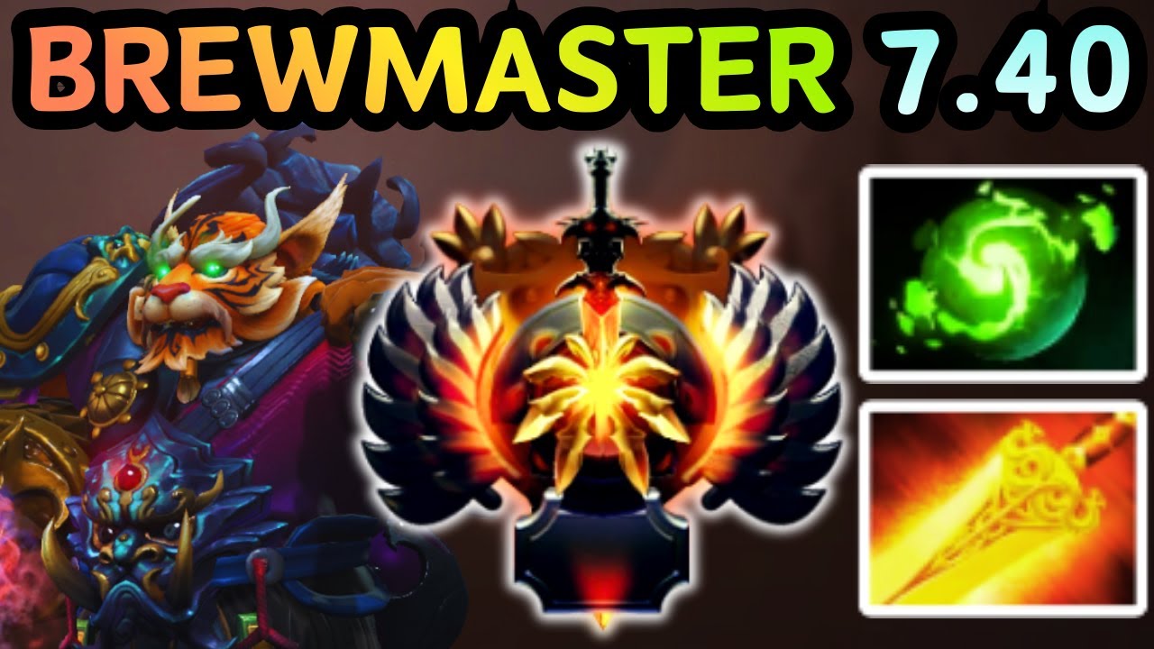 🔥 NEW PATCH 7.40 BREWMASTER OFFLANE NEW SKILL ?!?! | DOTA 2 GAMEPLAY 🔥