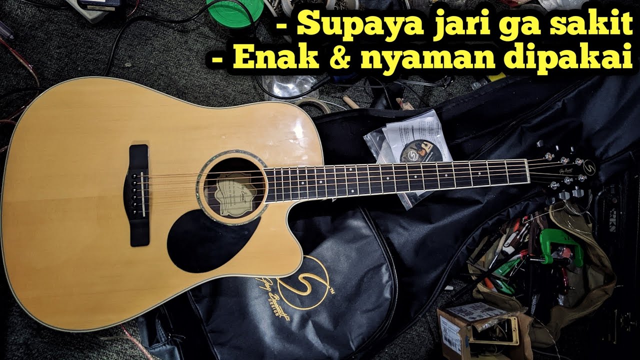 Setting gitar akustik biar empuk ditangan