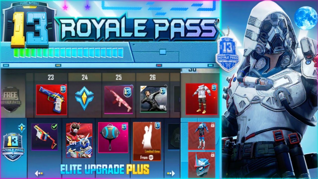 PUBG MOBILE SEASON 13 ROYAL PASS NEW LEAKS - S13 RP REWARDS | SEASON 13 ROYALE PASS OF PUBG MOBILE