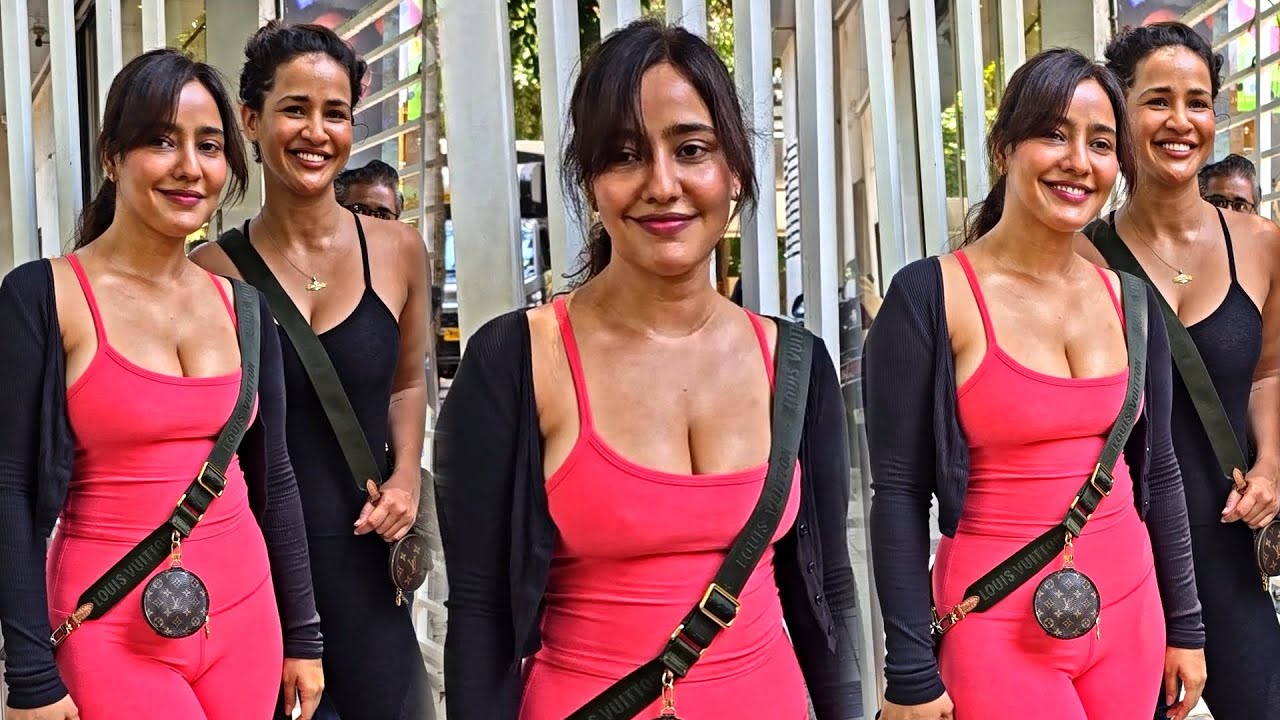 Two Beauty Queen's 😍🔥 Neha Sharma And Aisha Sharma Spotted Outside Gym In Bandra